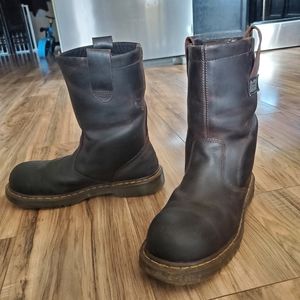 Dr marten steel toe work boots